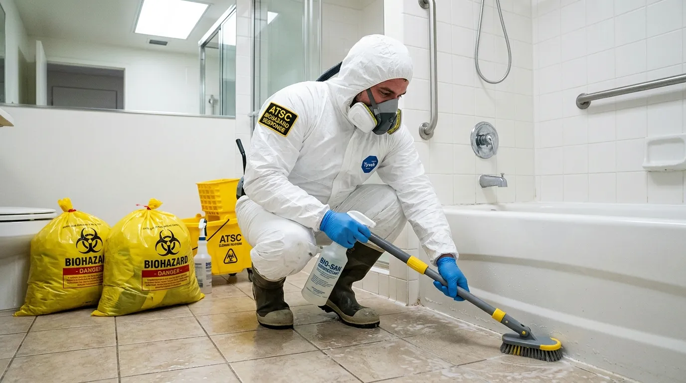 Decontamination equipment deployed for Blood Cleanup in Terrell